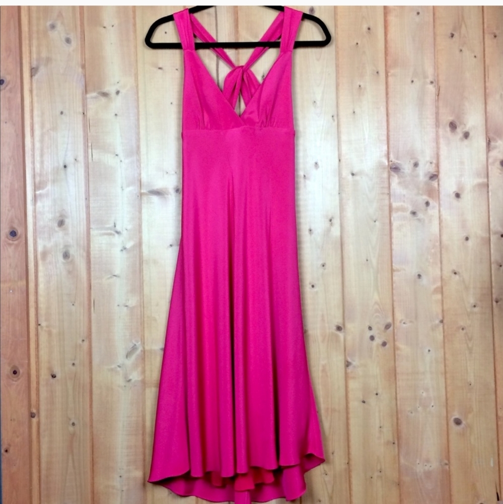 J crew 100% silk pink dress
